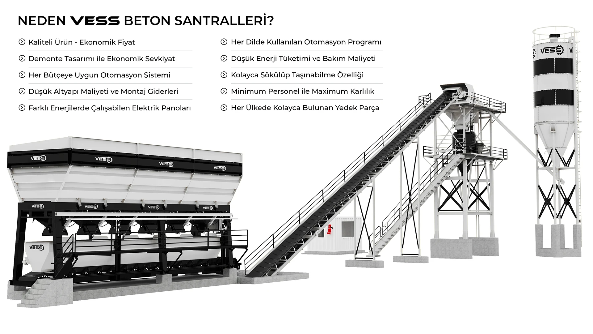 VESS 30 m³ / SAAT - BETON SANTRALİ 