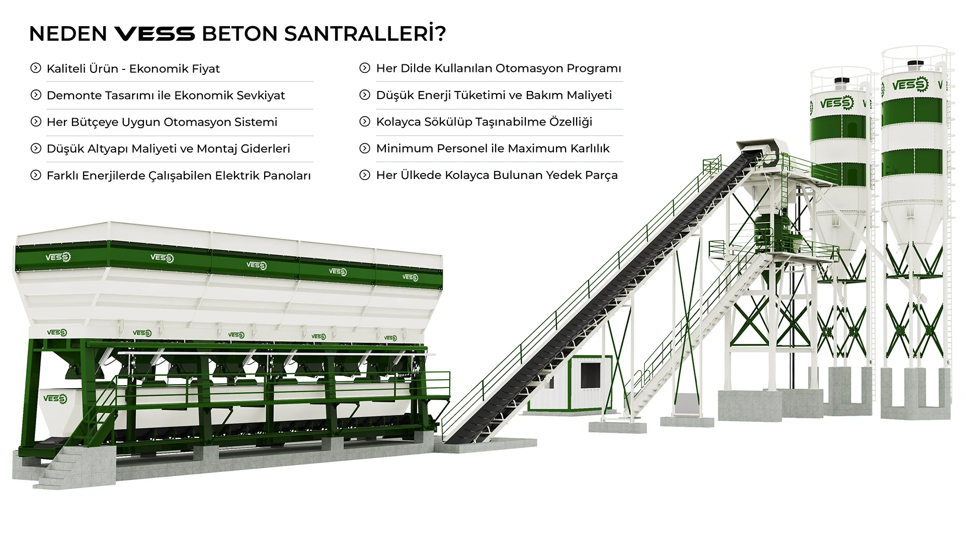 VESS 45 m³ / SAAT - BETON SANTRALİ