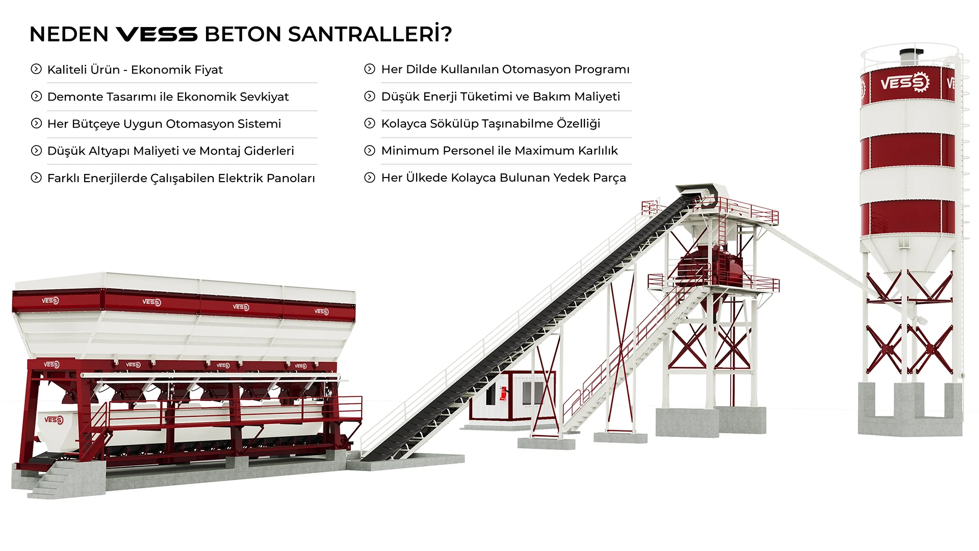 VESS 60 m³ / SAAT - BETON SANTRALİ